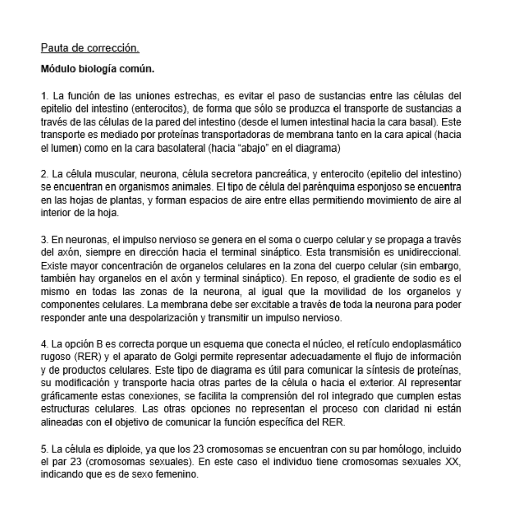 Ensayo Mención Biología PAES