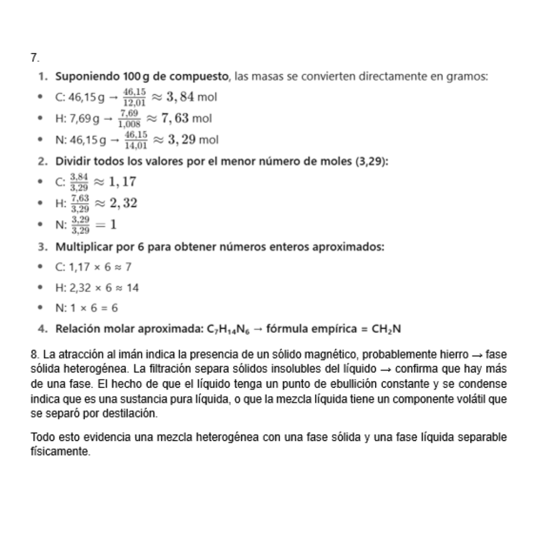 Ensayo Mención Química PAES