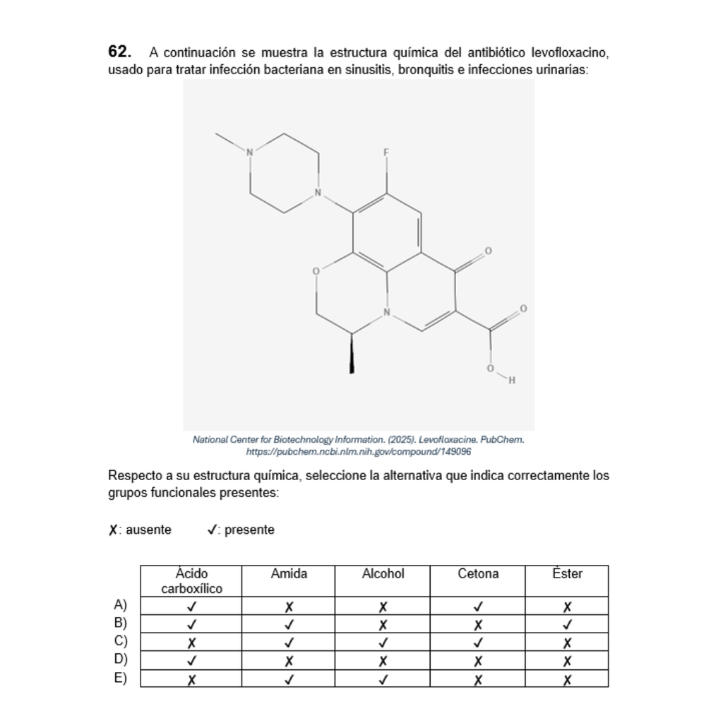 Ensayo Mención Química PAES