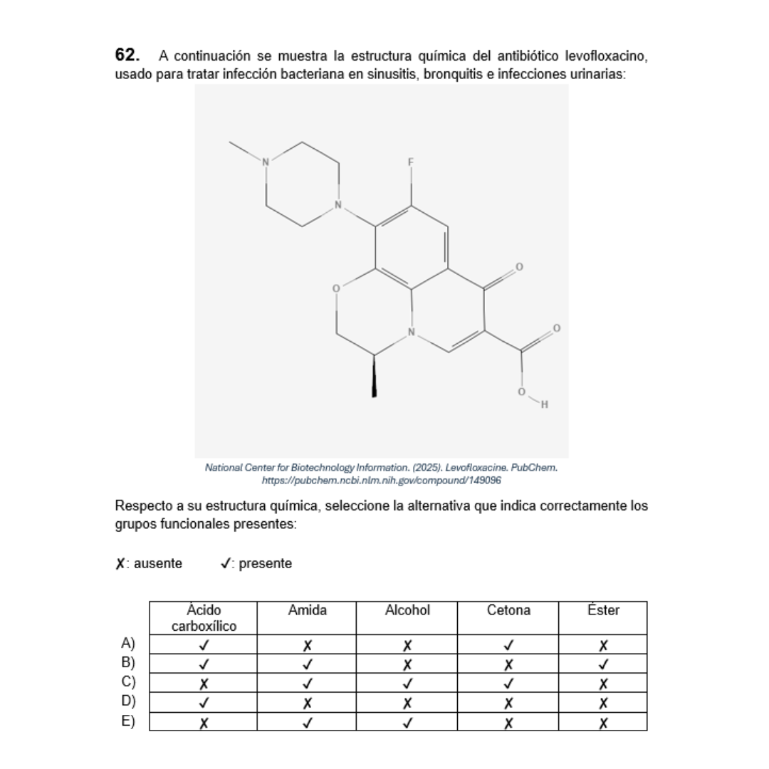Ensayo Mención Química PAES