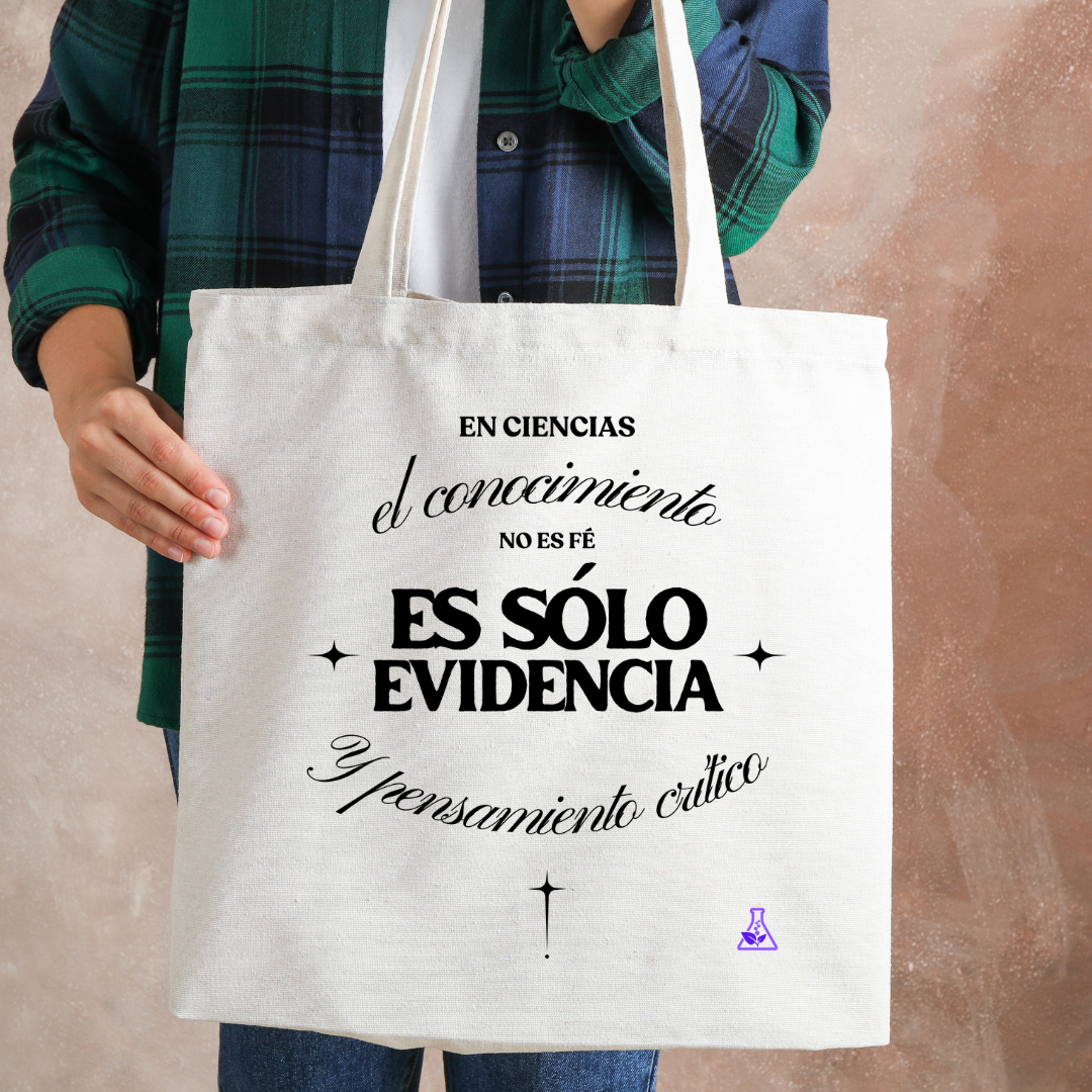 Totebag Es sólo evidencia