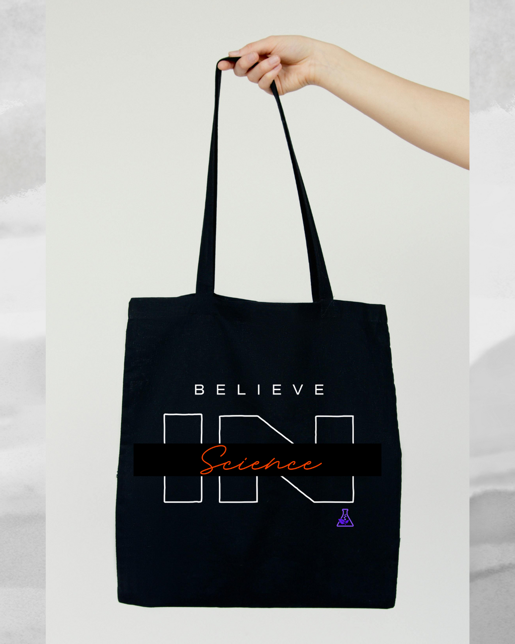 Totebag cree en la ciencia