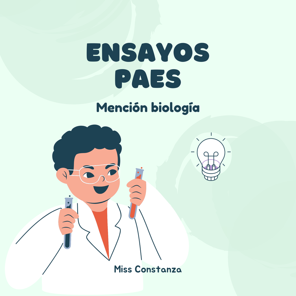 Ensayo Mención Biología PAES