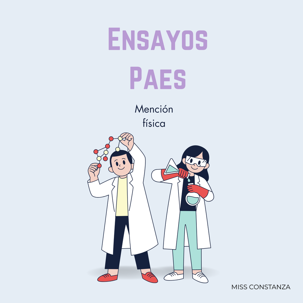 Ensayo Mención Física PAES