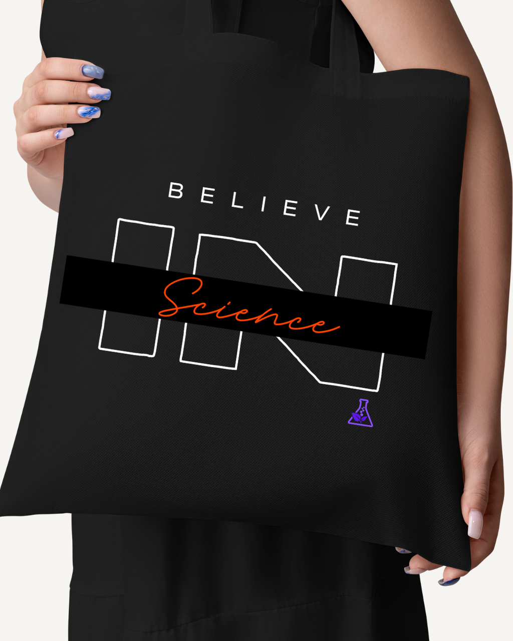 Totebag cree en la ciencia