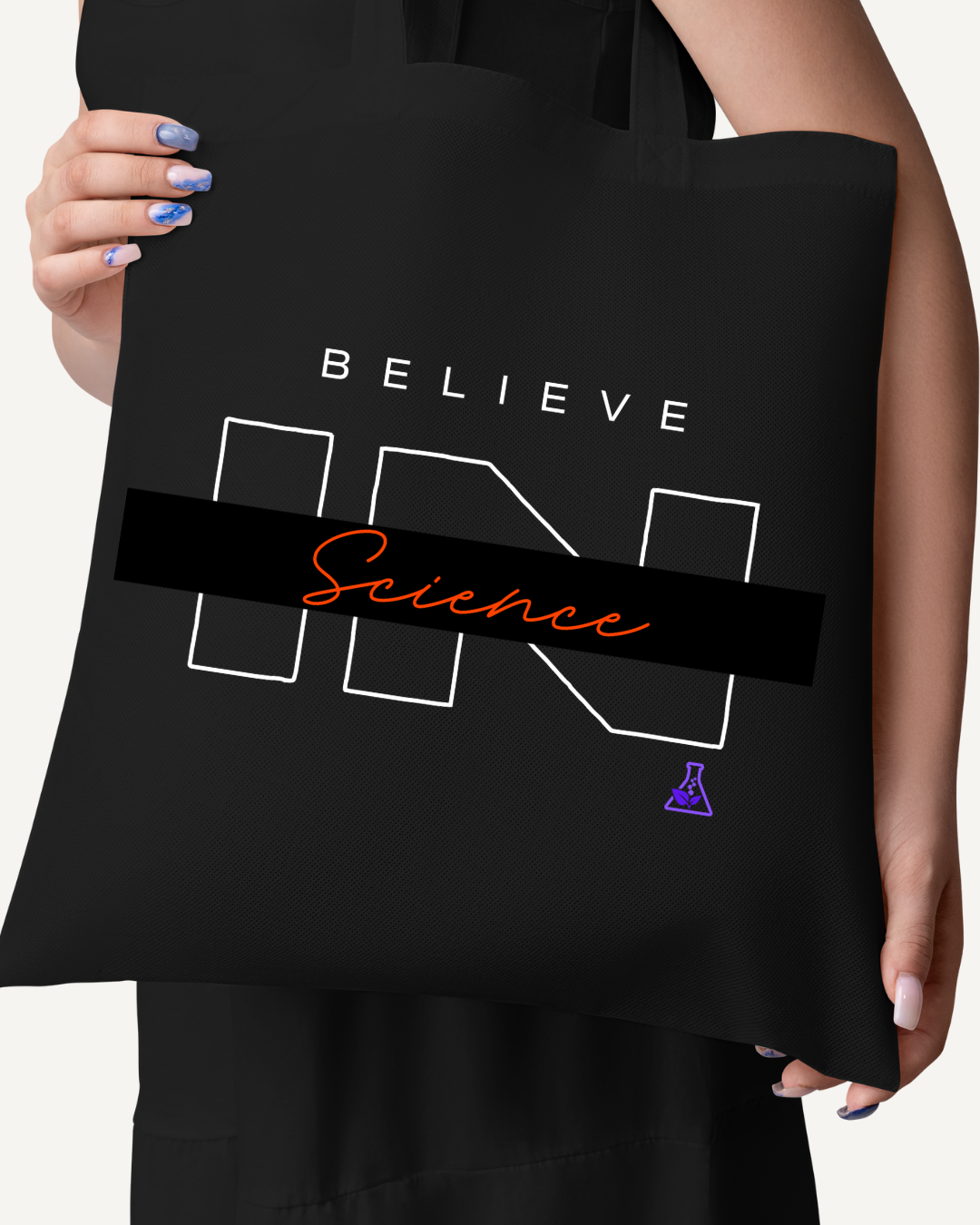 Totebag cree en la ciencia